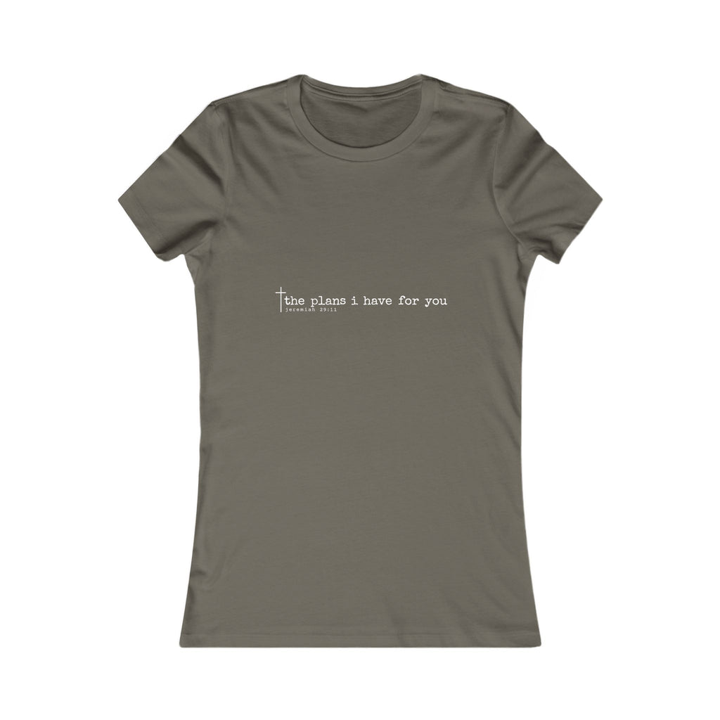 The Plans I have For You Women’s Christian Tee | BEHOLD HER MARGINS | Jeremiah 29:11