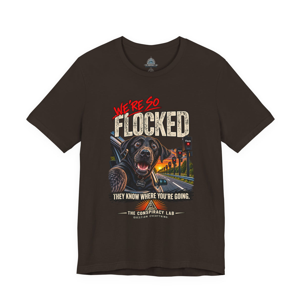 FLOCKED | Flock Camera Surveillance T-Shirt | The Conspiracy Lab