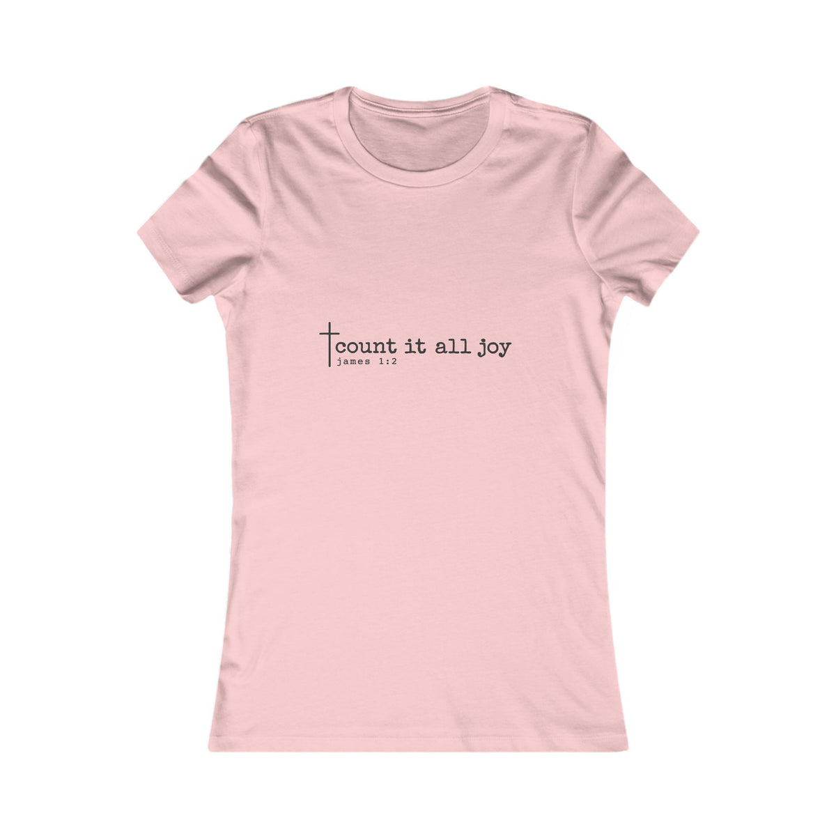 Count It All Joy Women’s Christian Tee | BEHOLD HER MARGINS | James 1:2