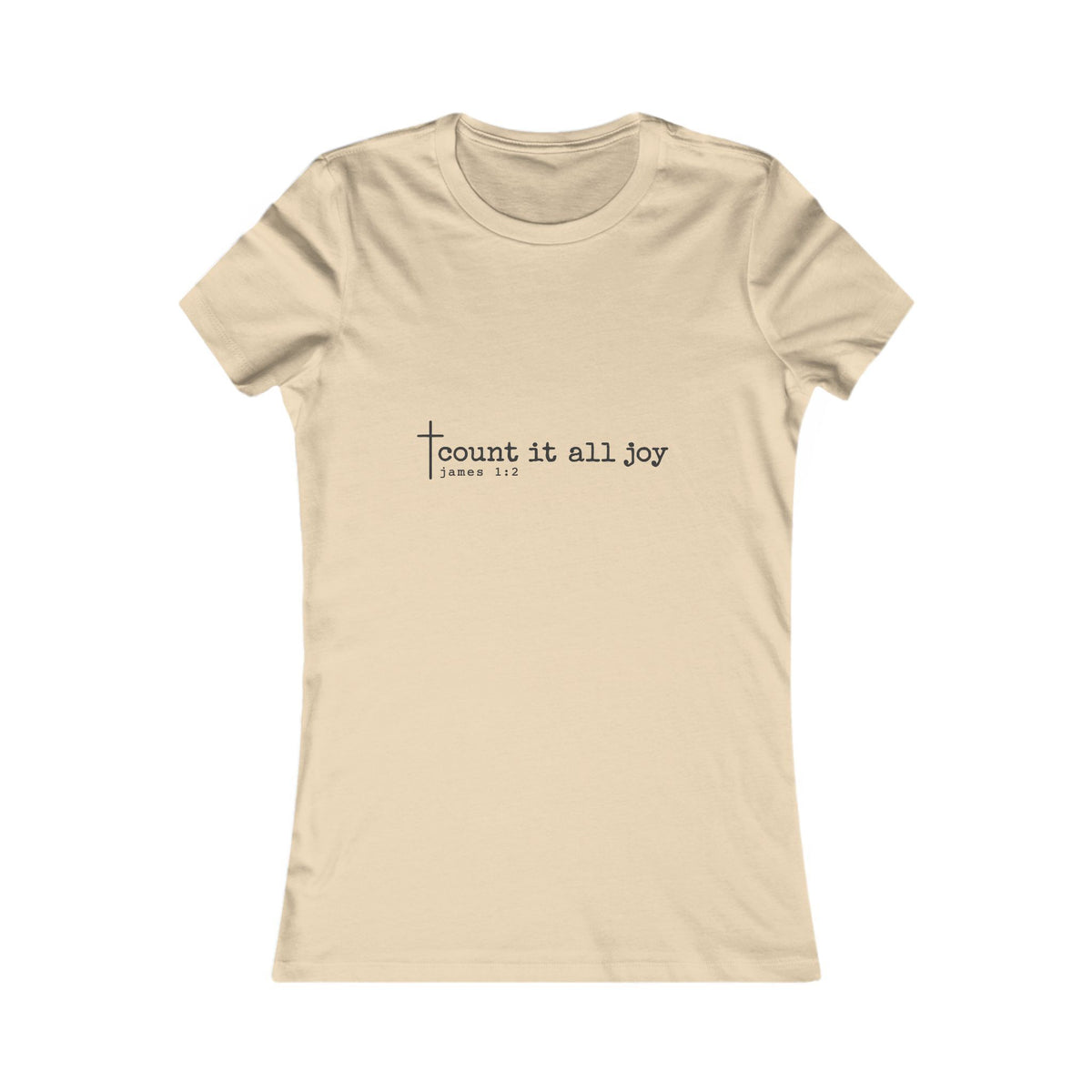 Count It All Joy Women’s Christian Tee | BEHOLD HER MARGINS | James 1:2