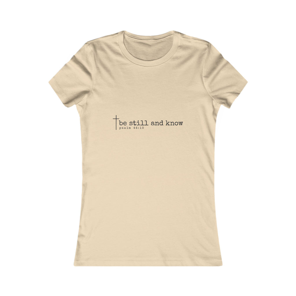 Be Still and Know Women’s Christian Tee | BEHOLD HER MARGINS | Psalm 46:10
