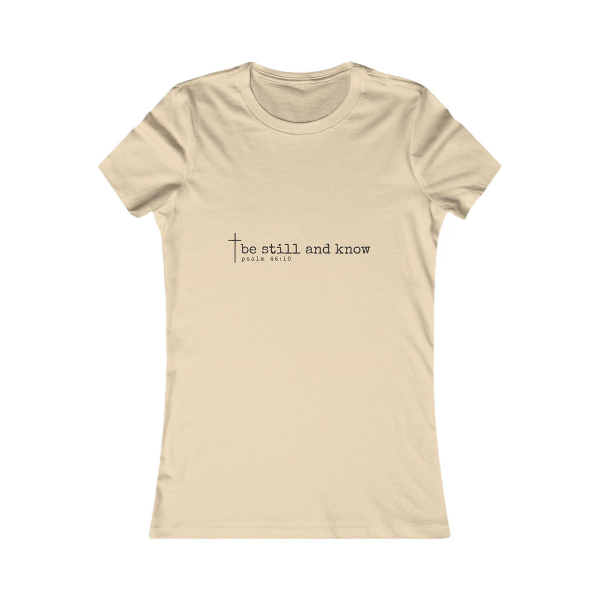 Be Still and Know Women’s Christian Tee | BEHOLD HER MARGINS | Psalm 46:10