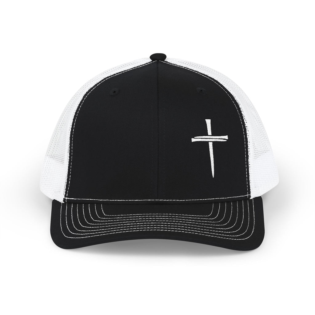 Three Nails Cross Trucker Hat | Richardson 112