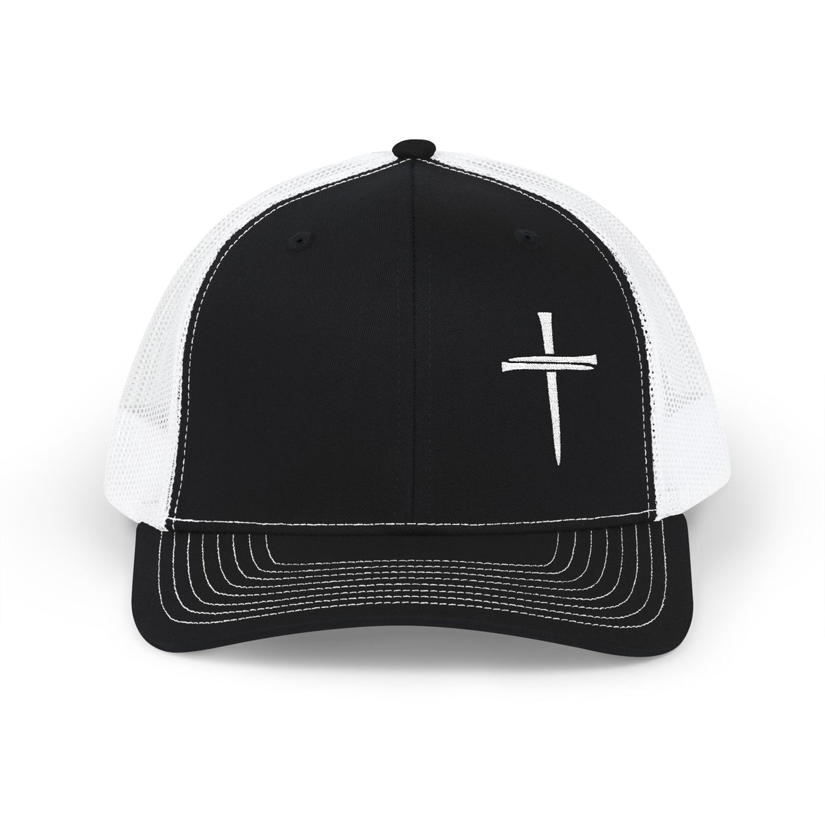 Three Nails Cross Trucker Hat | Richardson 112