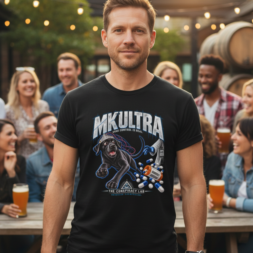 MKULTRA | Mind Control Conspiracy T-Shirt | The Conspiracy Lab