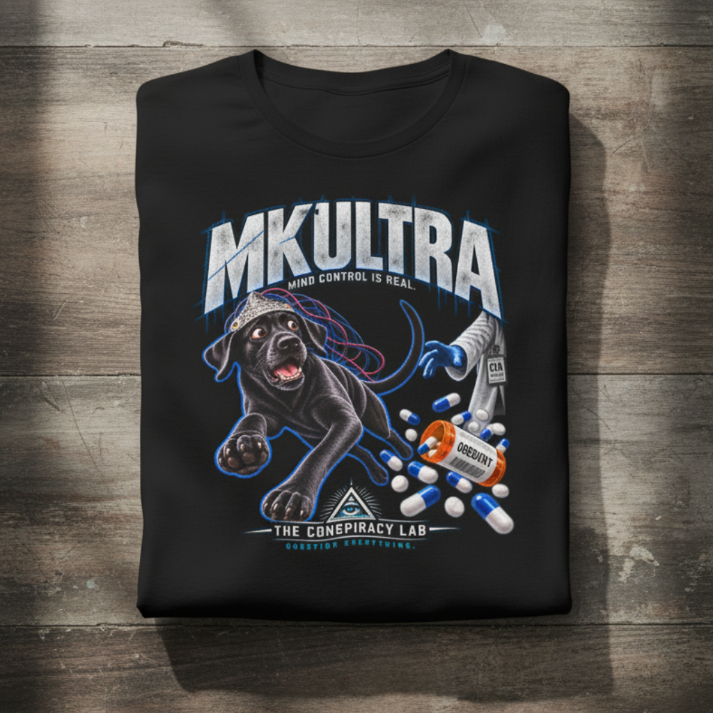 MKULTRA | Mind Control Conspiracy T-Shirt | The Conspiracy Lab