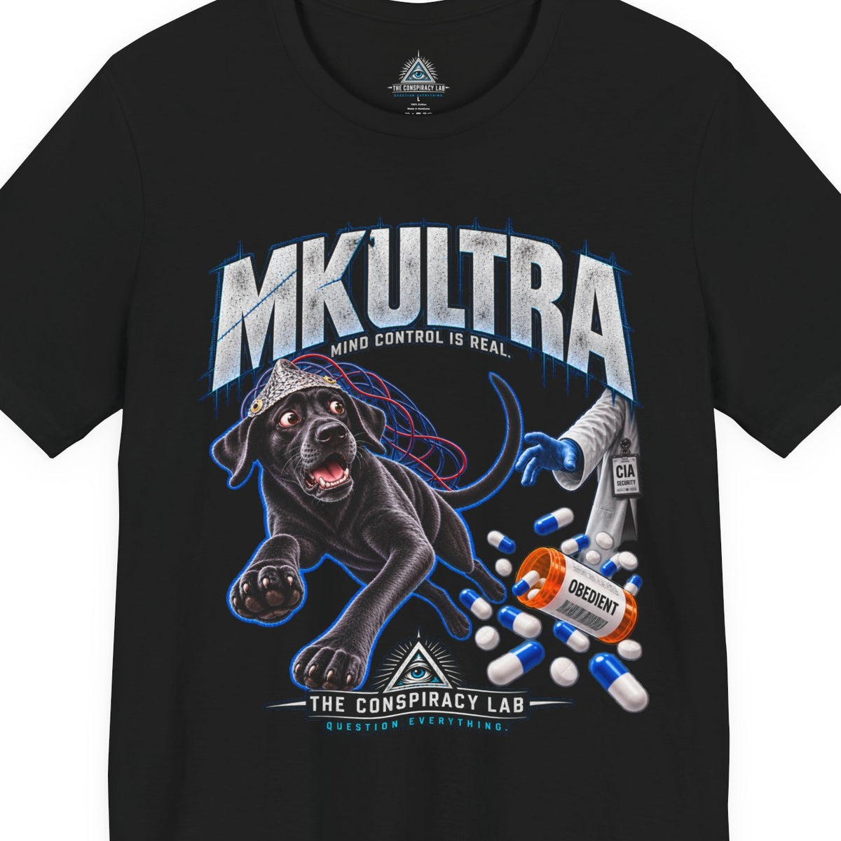 MKULTRA | Mind Control Conspiracy T-Shirt | The Conspiracy Lab