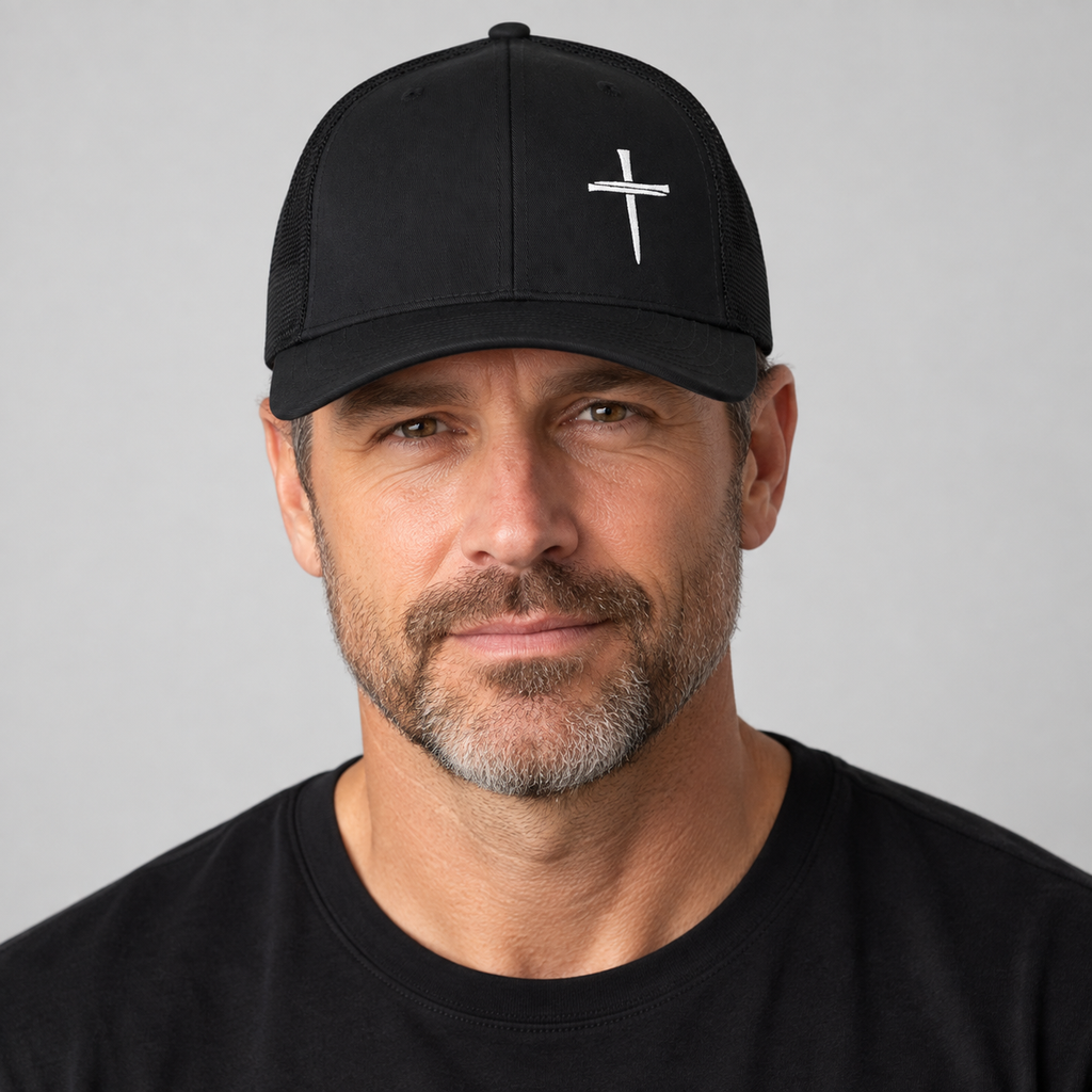 Three Nails Cross Trucker Hat | Richardson 112