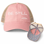 BE STILL Women's Christian Washed Mesh-Back Hat