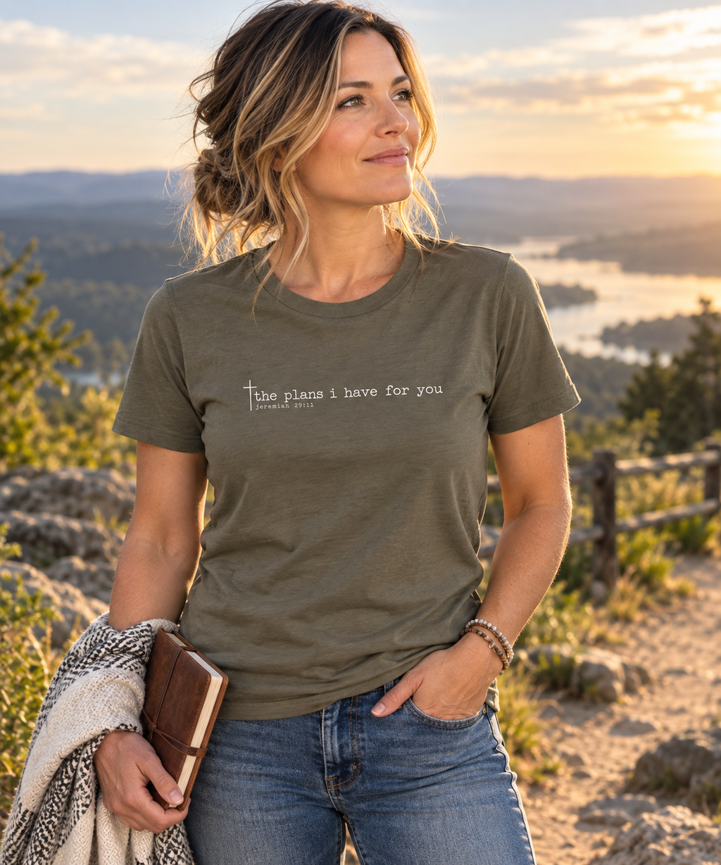 The Plans I have For You Women’s Christian Tee | BEHOLD HER MARGINS | Jeremiah 29:11