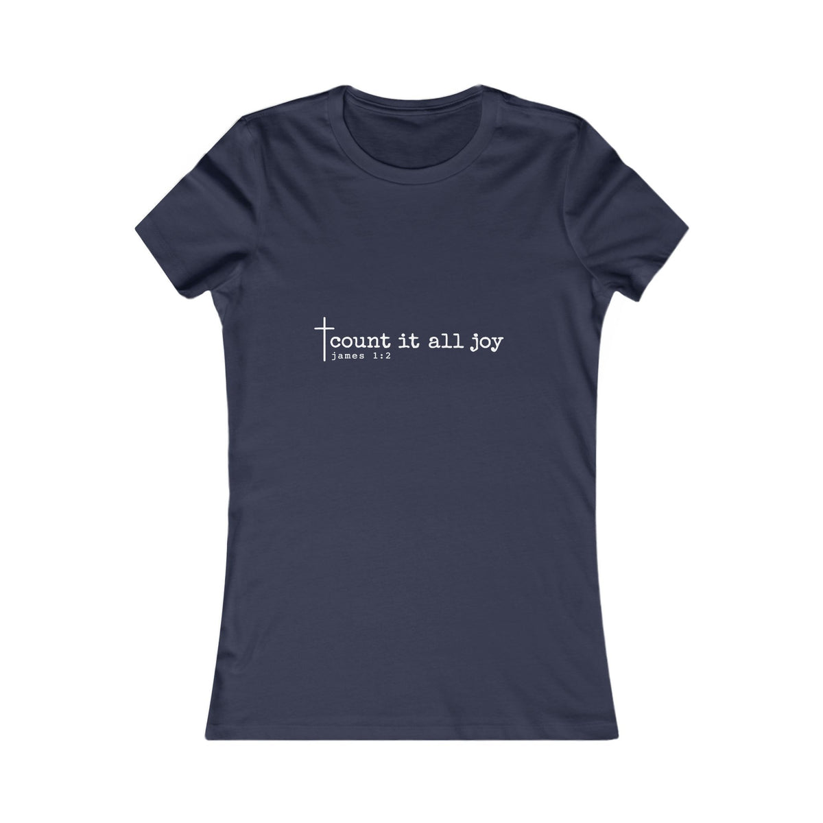 Count It All Joy Women’s Christian Tee | BEHOLD HER MARGINS | James 1:2