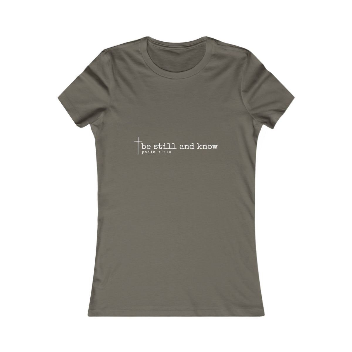 Be Still and Know Women’s Christian Tee | BEHOLD HER MARGINS | Psalm 46:10