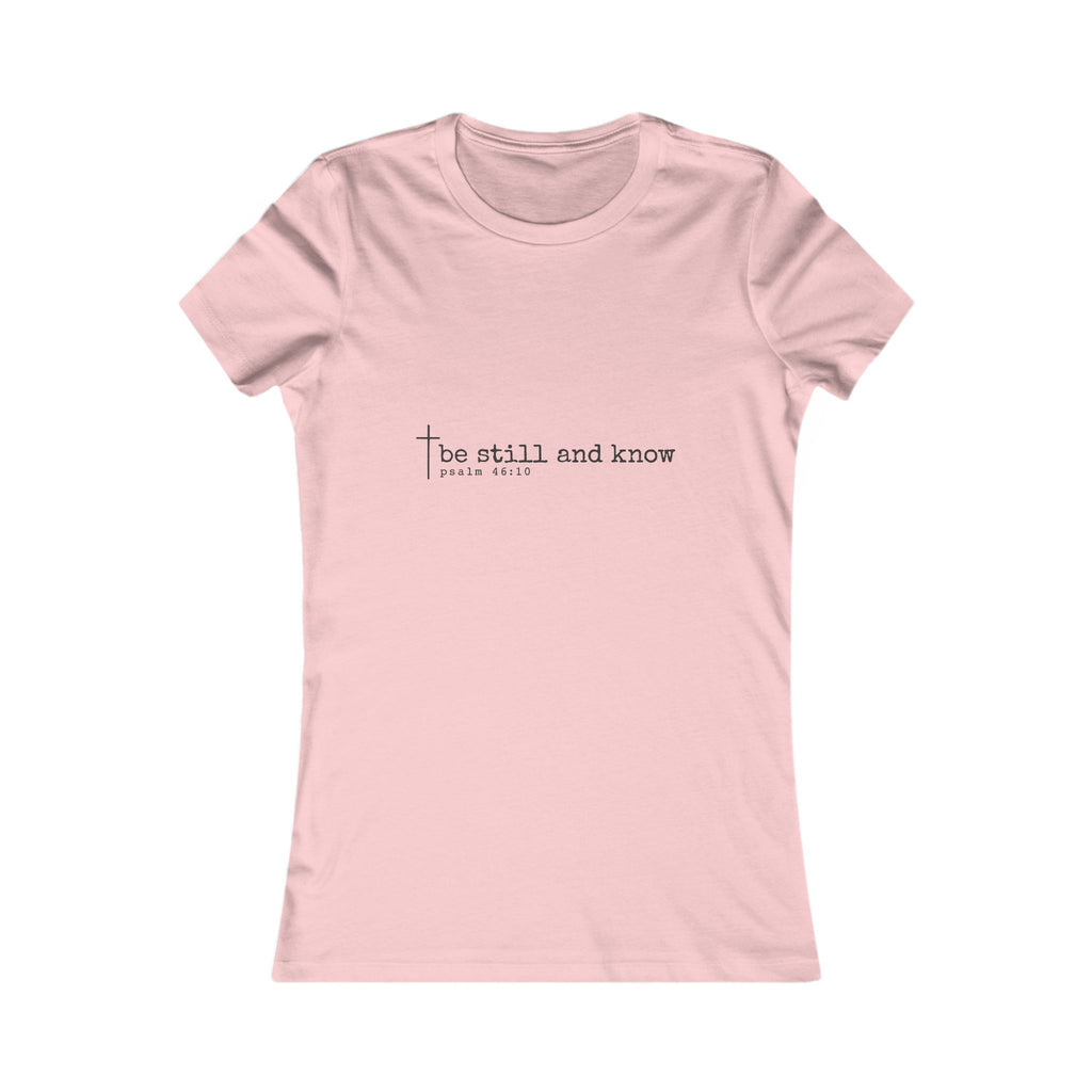 Be Still and Know Women’s Christian Tee | BEHOLD HER MARGINS | Psalm 46:10