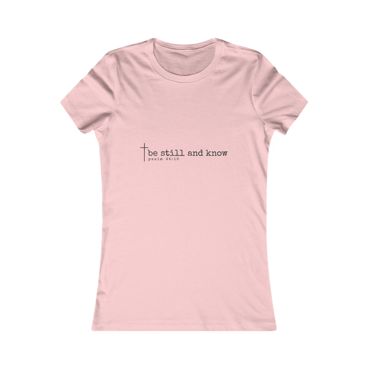 Be Still and Know Women’s Christian Tee | BEHOLD HER MARGINS | Psalm 46:10